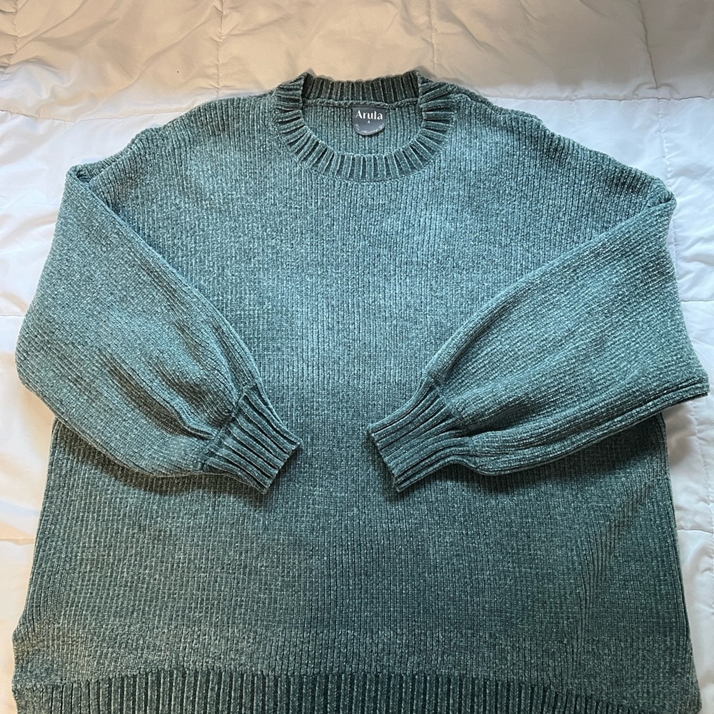 ARULA Textured Teal Sweater